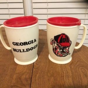 Vintage GEORGIA BULLDOGS Cups